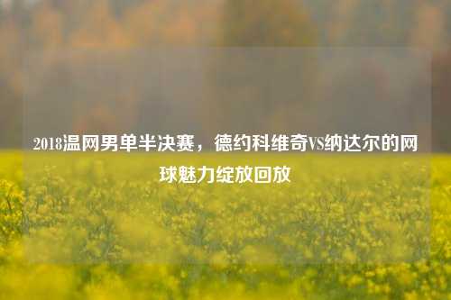 2018温网男单半决赛,德约科维奇VS纳达尔的网球魅力绽放回放
