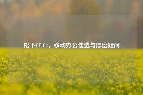 松下CF C2,移动办公佳选与厚度疑问