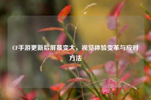 CF手游更新后屏幕变大,视觉体验变革与应对方法