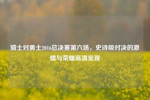 骑士对勇士2016总决赛第六场,史诗级对决的激情与荣耀高清呈现