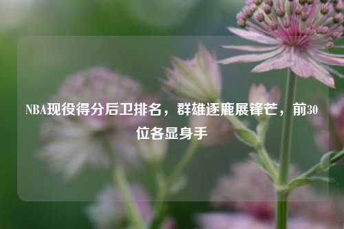 NBA现役得分后卫排名，群雄逐鹿展锋芒，前30位各显身手
