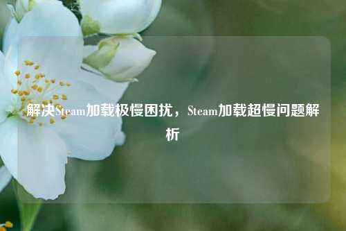 解决Steam加载极慢困扰,Steam加载超慢问题解析