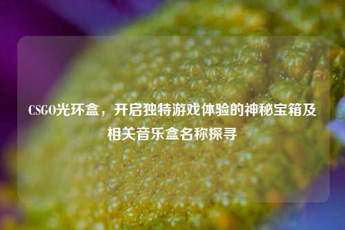 CSGO光环盒,开启独特游戏体验的神秘宝箱及相关音乐盒名称探寻