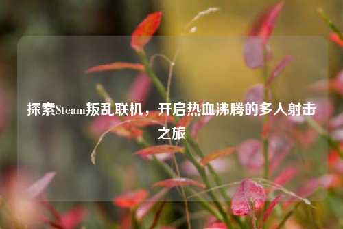探索Steam叛乱联机,开启热血沸腾的多人射击之旅