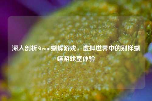 深入剖析Steam蝴蝶游戏,虚拟世界中的别样蝴蝶游戏室体验