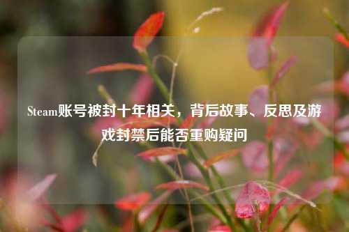 Steam账号被封十年相关,背后故事、反思及游戏封禁后能否重购疑问