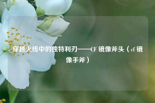 穿越火线中的独特利刃——CF 镜像斧头（cf 镜像手斧）