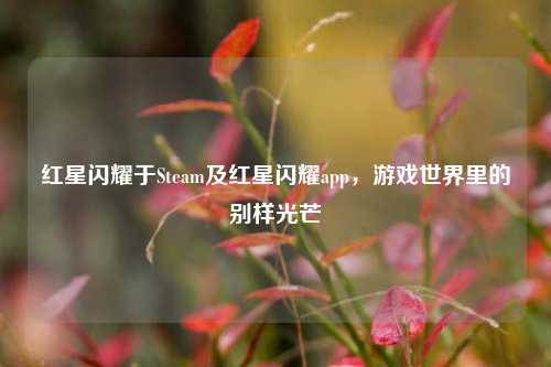 红星闪耀于Steam及红星闪耀app,游戏世界里的别样光芒