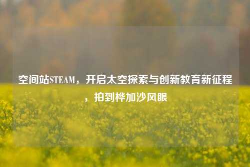 空间站STEAM,开启太空探索与创新教育新征程,拍到桦加沙风眼