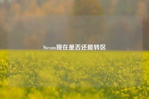 Steam现在是否还能转区