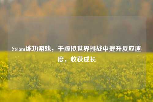 Steam练功游戏，于虚拟世界挑战中提升反应速度，收获成长