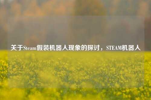 关于Steam假装机器人现象的探讨,STEAM机器人