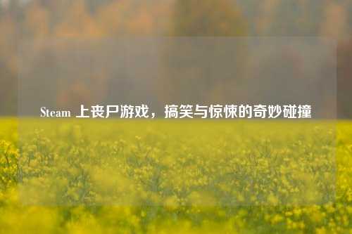 Steam 上丧尸游戏,搞笑与惊悚的奇妙碰撞