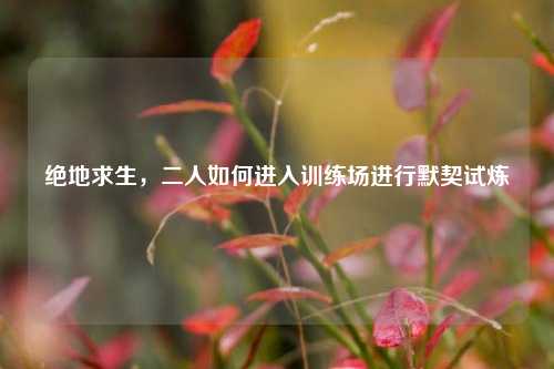 绝地求生,二人如何进入训练场进行默契试炼