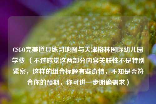 CSGO完美道具练习地图与天津格林国际幼儿园学费 (不过感觉这两部分内容关联性不是特别紧密,这样的组合标题有些奇特,不知是否符合你的预期,你可进一步明确需求)