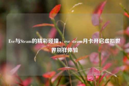 Eve与Steam的精彩碰撞，eve steam月卡开启虚拟世界别样体验
