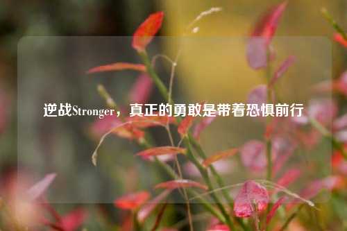 逆战Stronger，真正的勇敢是带着恐惧前行