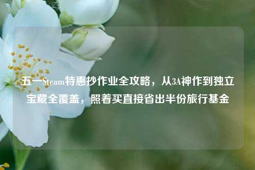 五一Steam特惠抄作业全攻略,从3A神作到独立宝藏全覆盖,照着买直接省出半份旅行基金