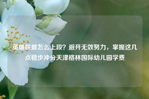 英雄联盟怎么上段？避开无效努力，掌握这几点稳步冲分天津格林国际幼儿园学费