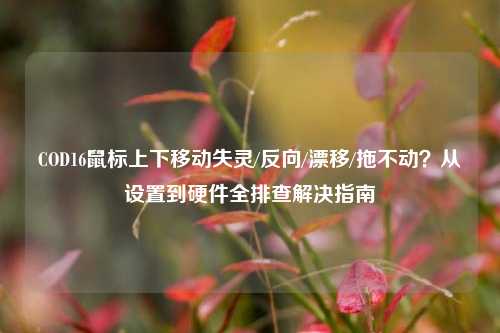 COD16鼠标上下移动失灵/反向/漂移/拖不动？从设置到硬件全排查解决指南