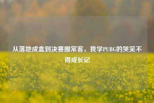 从落地成盒到决赛圈常客，我学PUBG的哭笑不得成长记