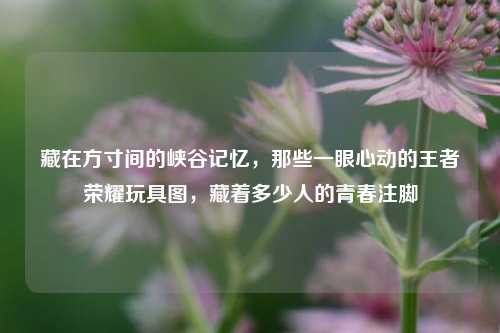 藏在方寸间的峡谷记忆，那些一眼心动的王者荣耀玩具图，藏着多少人的青春注脚
