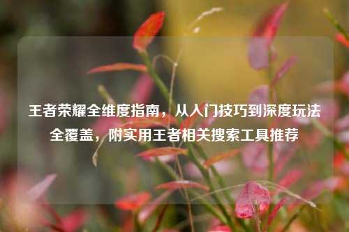 王者荣耀全维度指南,从入门技巧到深度玩法全覆盖,附实用王者相关搜索工具推荐