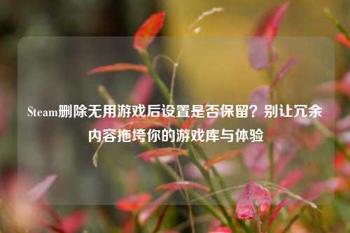 Steam删除无用游戏后设置是否保留？别让冗余内容拖垮你的游戏库与体验