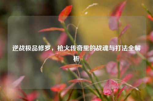 逆战极品修罗,枪火传奇里的战魂与打法全解析