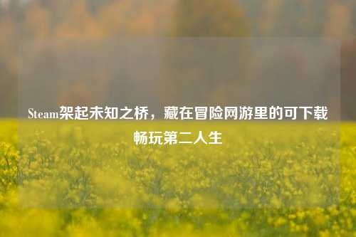 Steam架起未知之桥,藏在冒险网游里的可下载畅玩第二人生