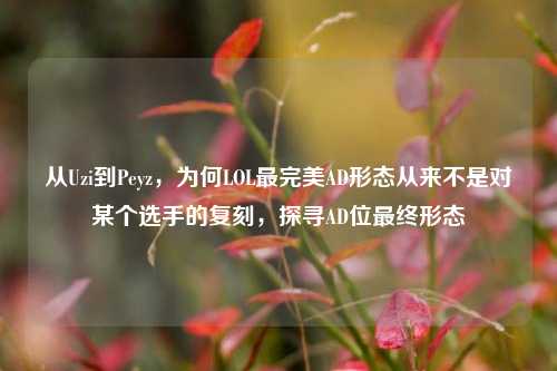 从Uzi到Peyz，为何LOL最完美AD形态从来不是对某个选手的复刻，探寻AD位最终形态